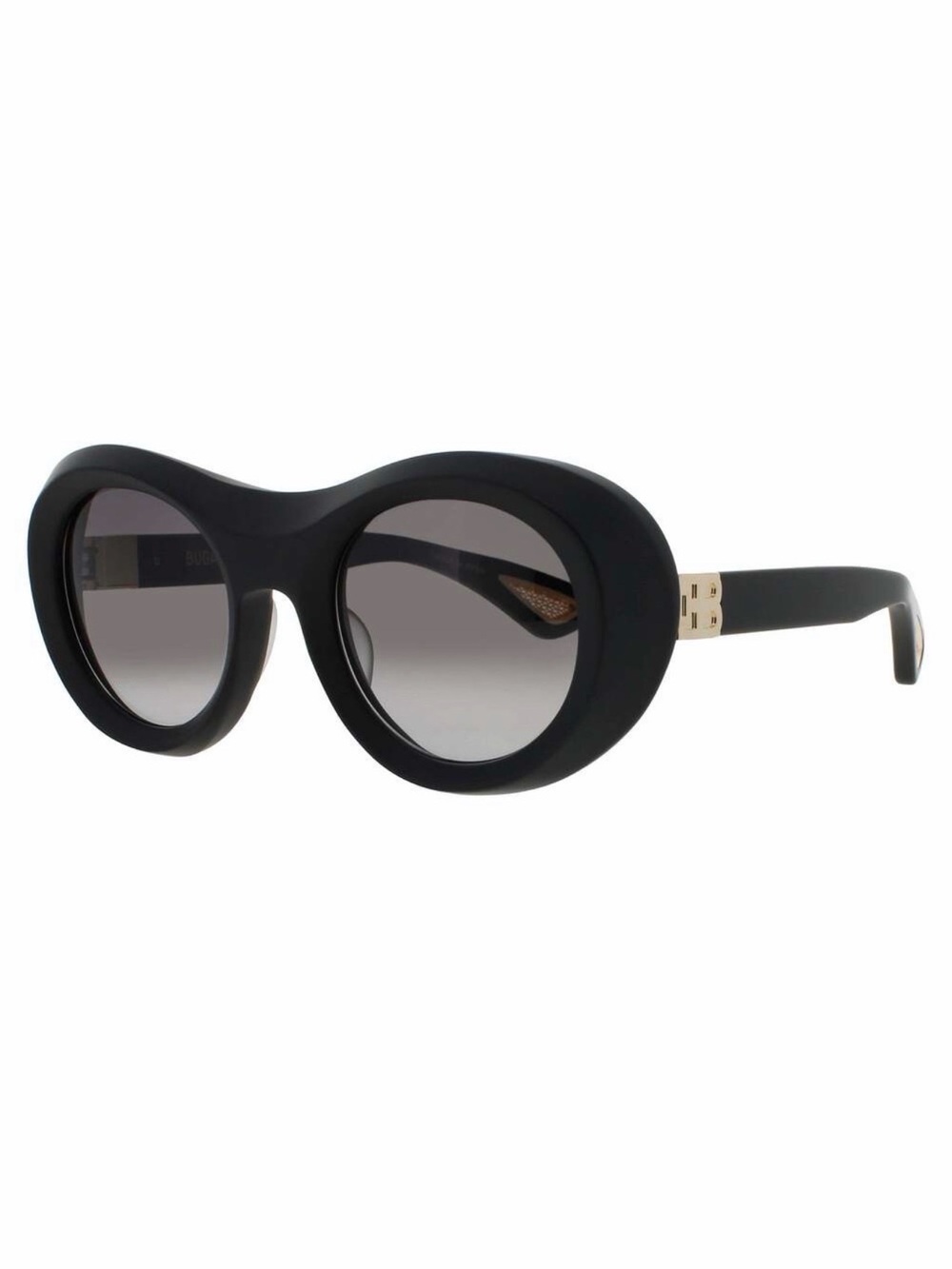 NEW BUGATTI 03 MBK MATTE BLACK Sunglasses Authentic